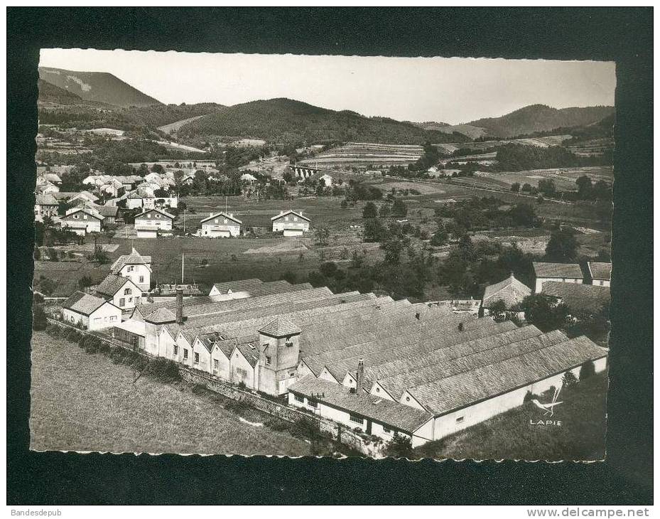 CPSM - En Avion Au-dessus De COLROY LA GRANDE ( Vosges 88) - La Bonneterie ( Vue Aérienne Usine Textile LAPIE 5) - Colroy La Grande