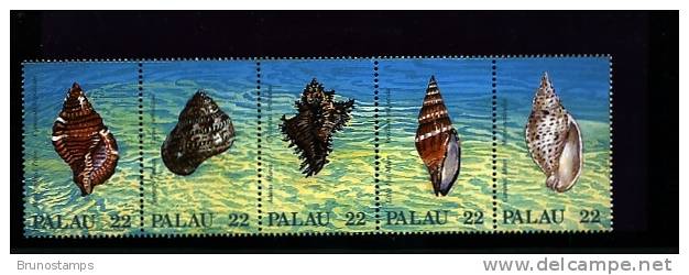PALAU - 1987  SHELLS  STRIP   MINT NH - Palau