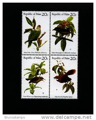 PALAU - 1983  BIRDS   BLOCK   MINT NH - Palau