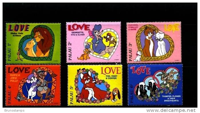 PALAU - 1996  LOVE  WALT  DISNEY   MINT NH - Palau