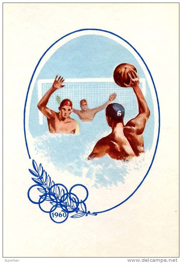 JEUX OLYMPIQUES De ROME 1960 / OLYMPIC GAMES ROME 1960 : WATER POLO (c-212) - Schwimmen