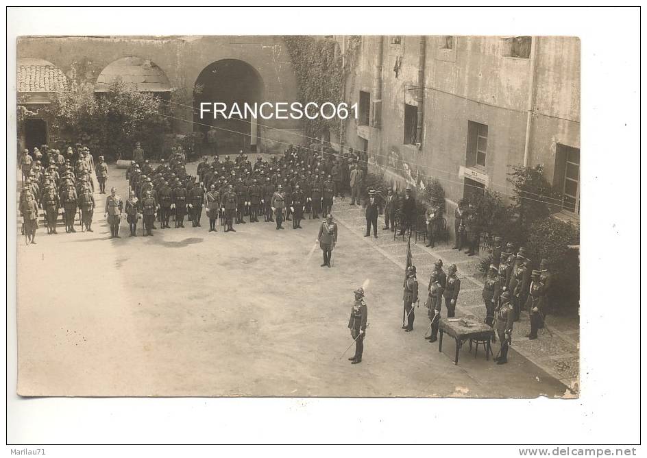 Militari Parata Interno Caserma Fascismo Colonie VERA FOTO - Barracks