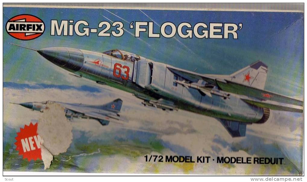 AIRFIX MiG-23 "FLOGGER" SCALA 1/72 ANNI ´80 - Aviones