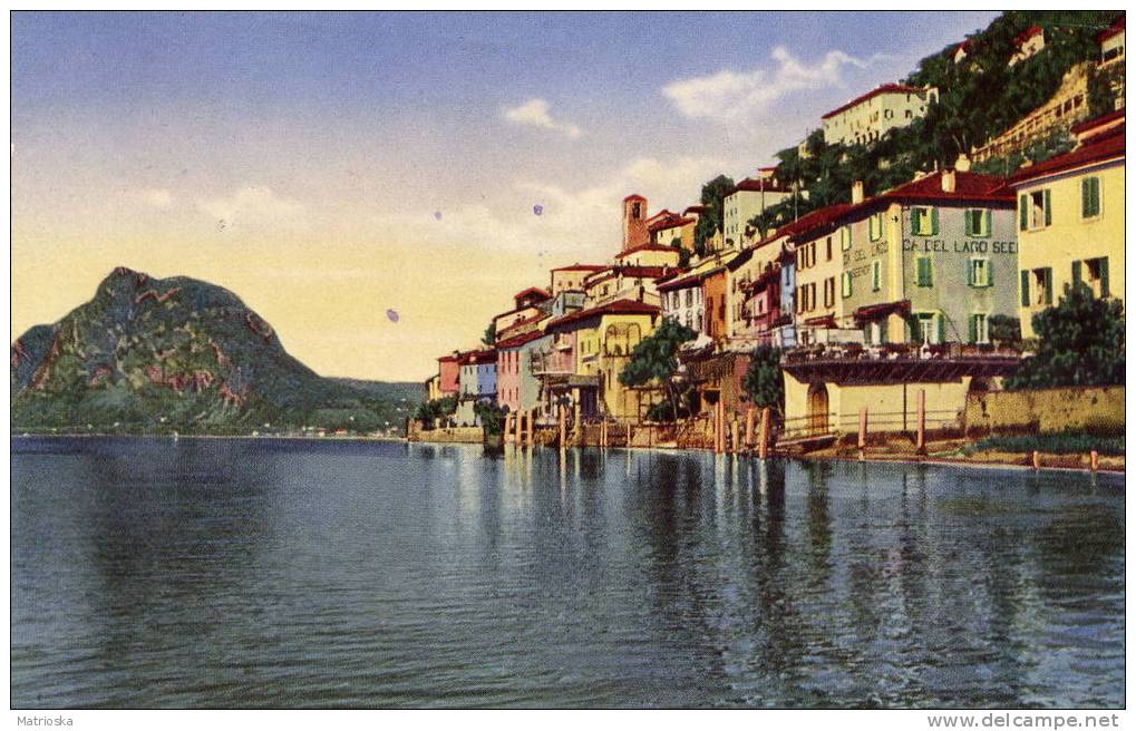 GANDRIA    -   Lago Di Lugano    -   VG  1954  - (67) - Gandria 