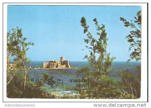 21708)cartolina Illustratoria  Le Castella - Castello Aragonese - Crotone