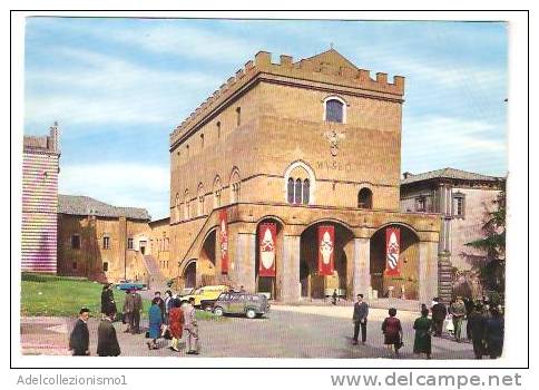 21716)cartolina Illustratoria  Orvieto - Palazzo Dei Papi - Terni