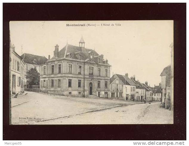 Montmirail L'hôtel De Ville édit.piéto   Belle Carte - Montmirail