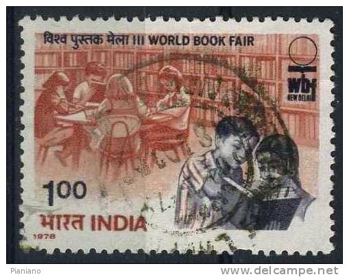 PIA - INDIA - 1978 : 3° Fiera Internazionale Del Libro A Nuova Delhi  - (Yv 546) - Used Stamps