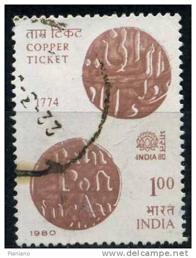 PIA - INDIA - 1980 : India 80 _ Esposizione Filatelica Internazionale A Nuova Delhi  - (Yv 608) - Usati