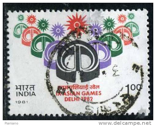 PIA - INDIA - 1981 : 9° Giochi Asiatici A Nuova Delhi  - (Yv 676-77) - Used Stamps