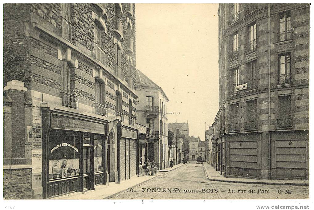 FONTENAY SOUS BOIS - La Rue Du Parc - Fontenay Sous Bois
