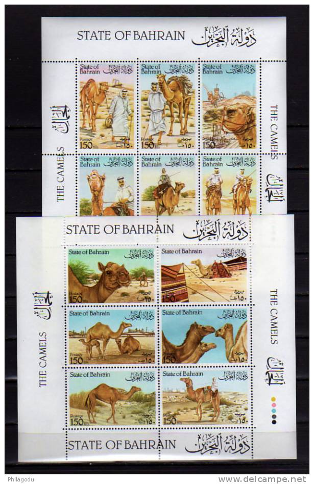 Bahrain 1989, Faune, Les Dromadaires, Parfait Neuf Sans Charnière ++  Postfrich ++ Mint N.H - Bahreïn (1965-...)