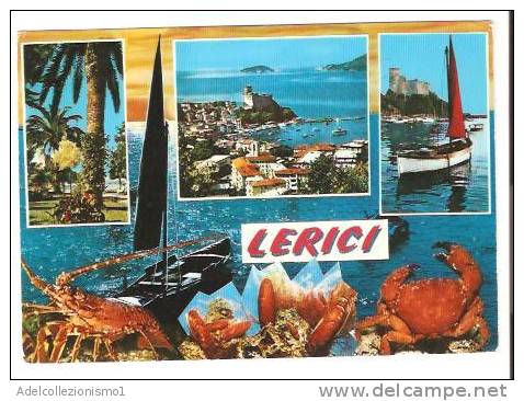 21745)cartolina Illustratoria  Località Di Lerici - Massa