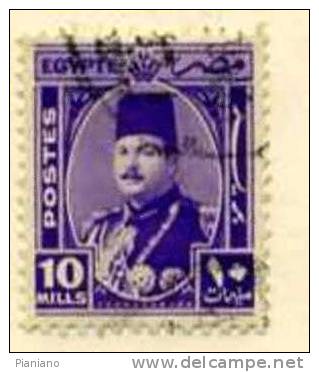 PIA - EGITTO - 1944-46 : Re Farouk - (Yv 228) - Used Stamps