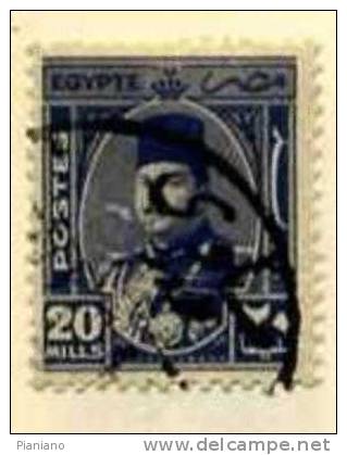 PIA - EGITTO - 1944-46 : Re Farouk - (Yv 231) - Gebruikt