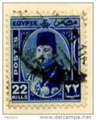 PIA - EGITTO - 1944-46 : Re Farouk - (Yv 232) - Usati