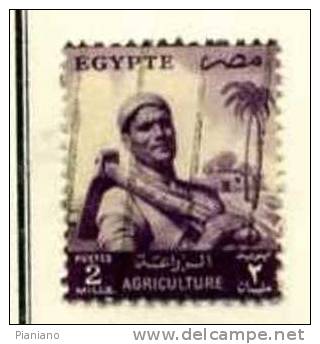 PIA - EGITTO - 1954-55 : Repubblica Egiziana - Feilah - (Yv 366) - Usati