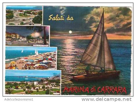 21796)cartolina Illustratoria  Località Di Marina Di Carrara - Carrara