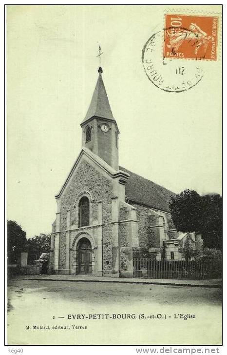 D91 - EVRY PETIT BOURG  -  L'Eglise - Evry