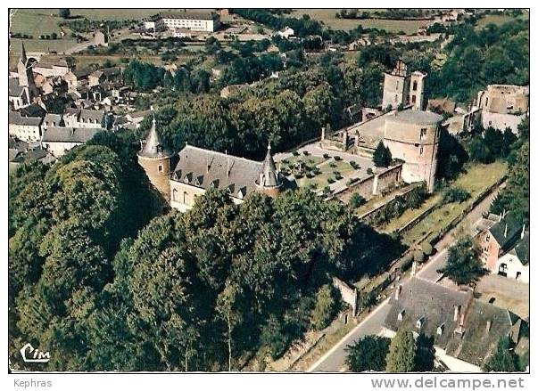 BEAURAING : Vue Aérienne - CI. 16-24 - Le Château - CIM - Beauraing