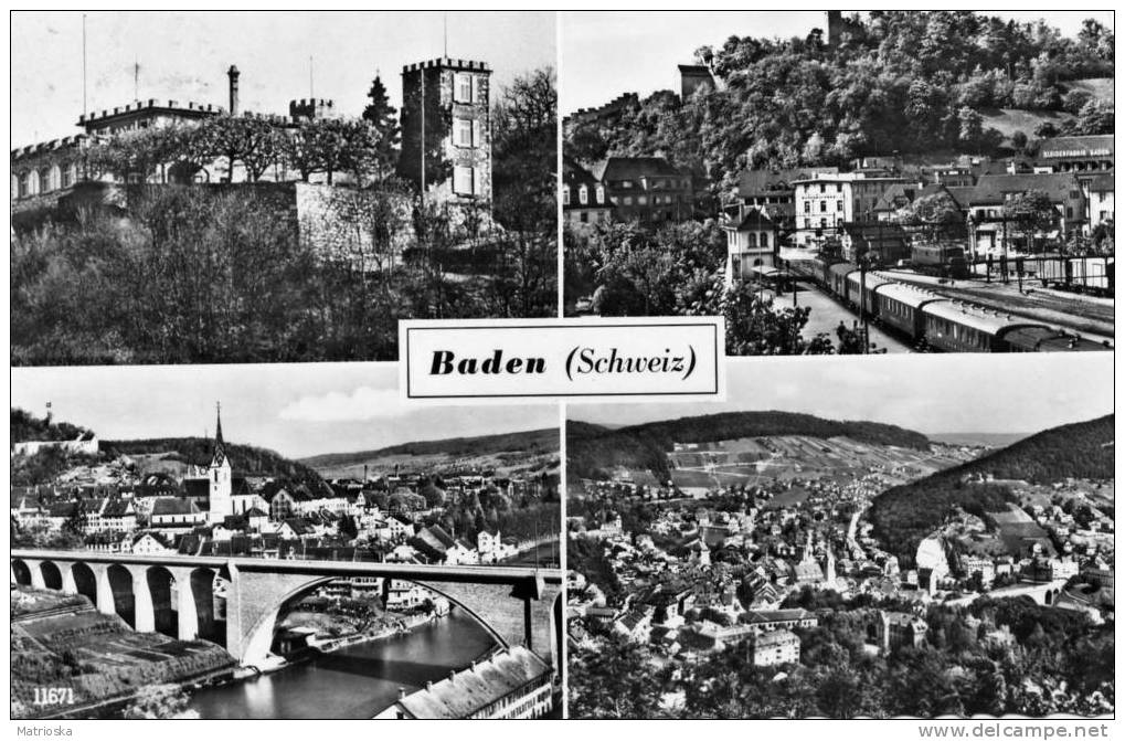 BADEN  -  Baden  (Schweiz)  - Vedute -    VG 1957  - (73) - Baden