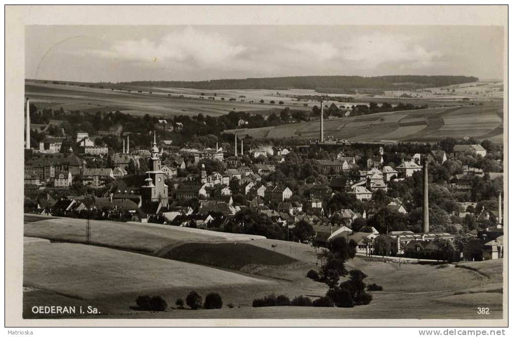 OEDERAN   -  Veduta   -   VG Anni ´30  - (76) - Oederan