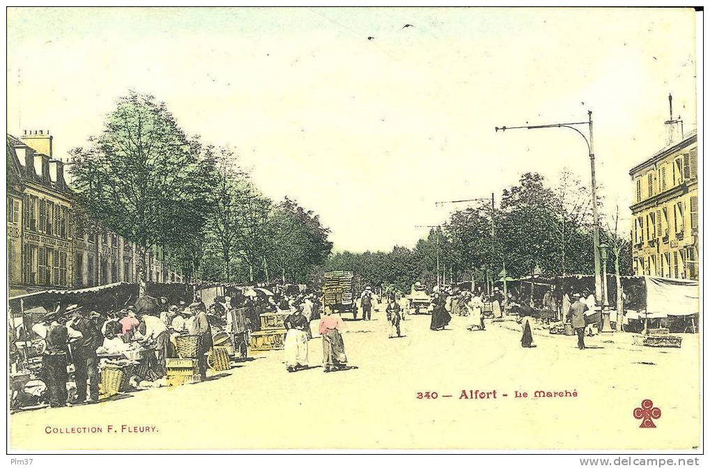 ALFORT - Le Marché -  Non Circulé - Maisons Alfort