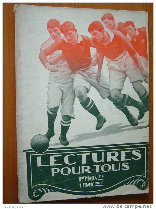 LECTURES POUR TOUS - 1er MARS 1919 !! - 1900 - 1949