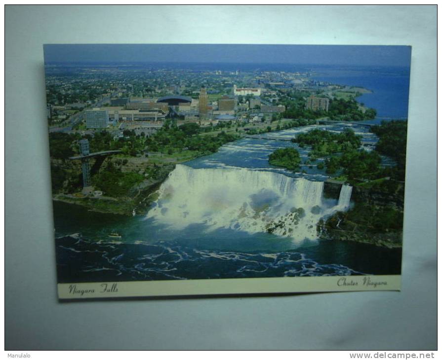 Niagara Falls, An Aerial View From The Canadien Side, Showing The Beautiful American Falls - Chutes Du Niagara