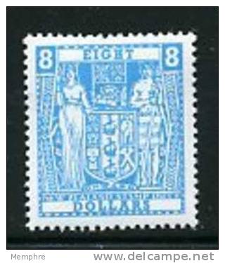 1987  $8   Postal Fiscal  MNH - Fiscaux-postaux
