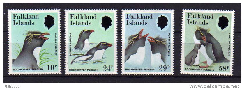 Falkland 1986,  Manchots, N° 465 / 468  ** Neuf Sans Charnière ++ Postfrich ++ Mint N.H - Pingueinos
