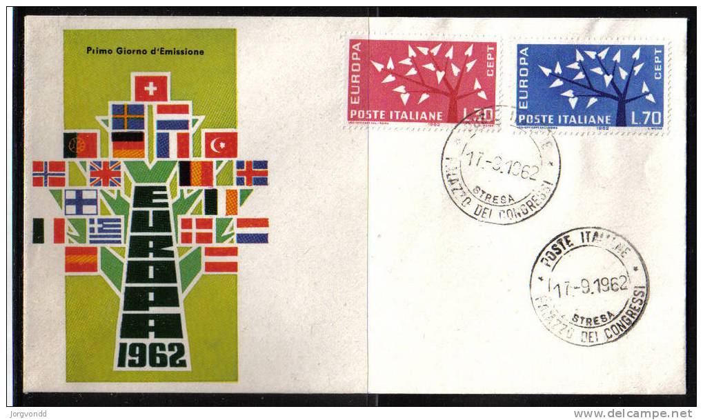 CEPT-1962-Italien-FDC-(1129-1130) - 1962