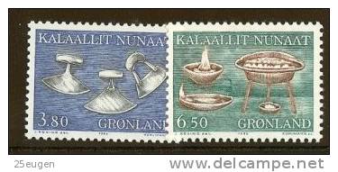 GREENLAND 1986 MICHEL NO: 165-166  MNH - Autres & Non Classés