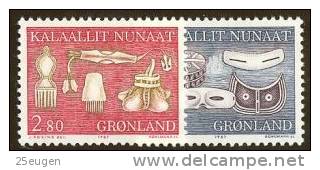 GREENLAND 1987 MICHEL NO: 174-175  MNH - Andere & Zonder Classificatie