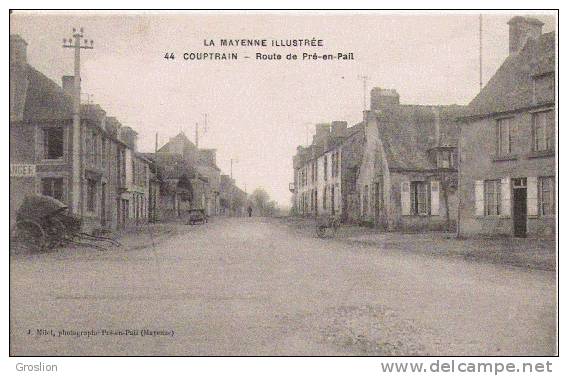 COUPTRAIN 44 ROUTE DE PRE EN PAIL LA MAYENNE ILLUSTREE 1923 - Couptrain