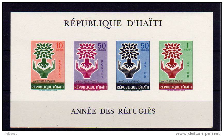 Haiti 1960, Réfugiés, Bf 13, == C.18,50 E Neuf Sans Charnière ++ Postfrich ++ Mint N.H - Flüchtlinge