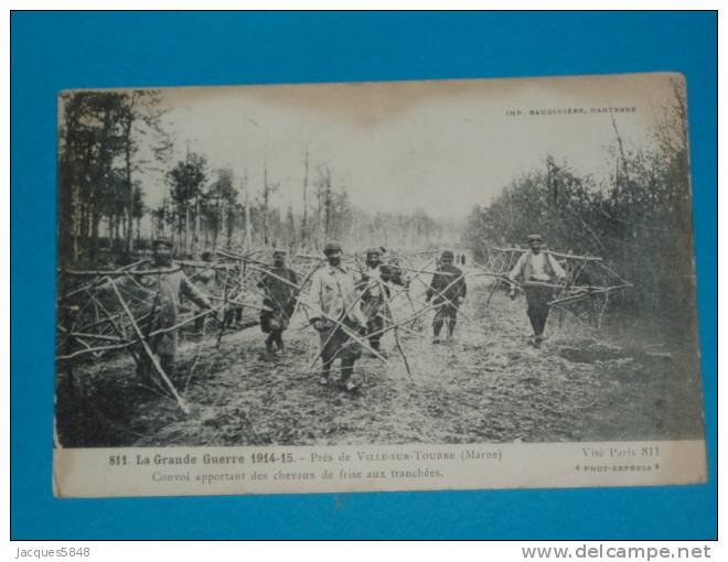 51) Env De Ville Sur Tourbe - N° 811 - Convois Apportant Des Cheveaux De Brise  - Année  1914/15 - EDIT  Photo Exprèss - Ville-sur-Tourbe