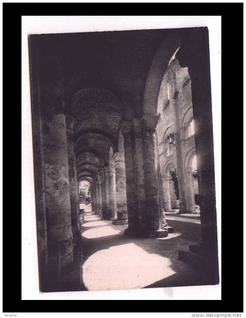 JUMIEGES  - RUINES DE L'ABBAYE - EGLISE NOTRE DAME - BAS COTE NORD - Jumieges