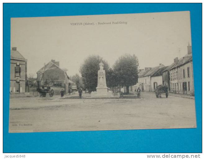 51) Vertus - Boulevard Paul-goerg ( Monument 1870 ) - Année  - EDIT  Doublet - Vertus