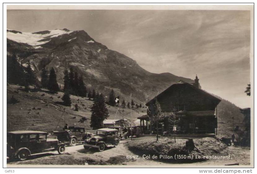 Col Du Pillon - Le Restaurant (1933) - Autres & Non Classés