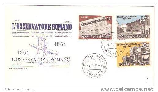 24011)lettera F.D.C. Osservatore Romano Con 250£+40£+70£ Vaticane Da Città Del Vaticano A Città - Brieven En Documenten