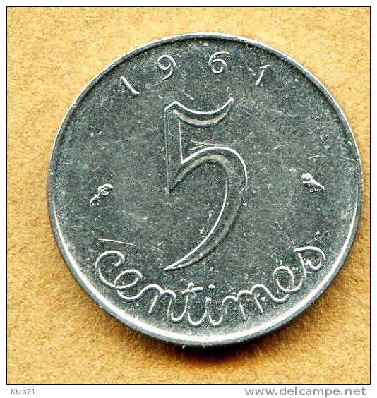 5 CENTIME " Epi" 1961  SUP - 5 Centimes