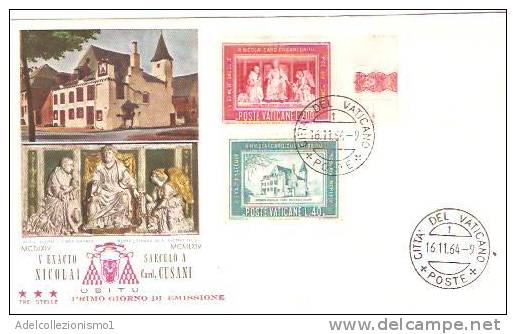 24023)lettera F.D.C.  A. Nicolai Card. Cusani  Con 40£+200£  Vaticane  Da Città Del Vaticano A Città - Storia Postale