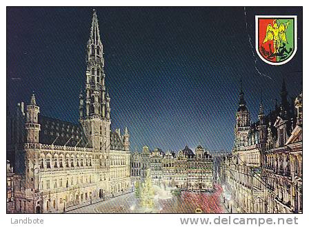 Bruxelles Un Coin De La Grand´Place La Nuit - Brüssel Bei Nacht