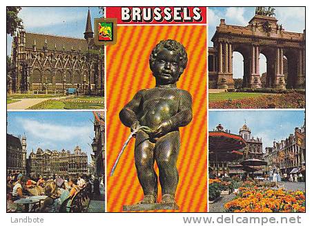 Bruxelles Un Bonjour De - Mehransichten, Panoramakarten