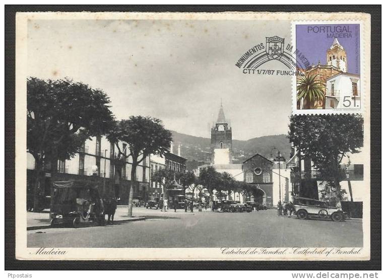 PORTUGAL Monumentos Da Madeira Maximum Postcard / Carte Maximum - Cartes-maximum (CM)