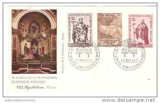 24070)lettera F.D.C. Slavorum Apostoli  Con 70£+30£+150£  Vaticane  Da Città Del Vaticano  A Città - Covers & Documents