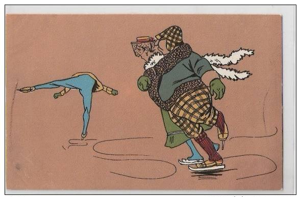 Schlittschuh, Litho, Ca. 1915    ***65869 - Patinage Artistique