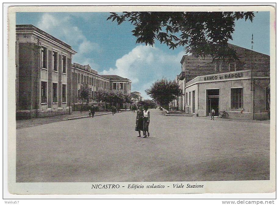 A905- NICASTRO EDIFICIO SCOLASTICO VIALE STAZIONE - CATANZARO - ITALY ITALIE ITALIEN - Lamezia Terme