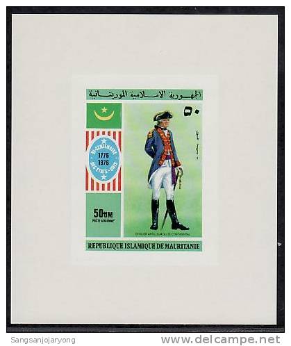 US Bicentenaire, Mauritania ScC161 D/S US Bicentennial, Uniform - Independecia USA